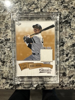 REGGIE JACKSON 2022 JERSEY FUSION - GAME USED SWATCH - NEW YORK YANKEES
