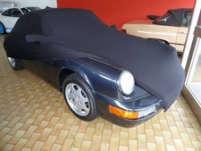 Full Garage Car Cover Indoor Black With Mirror Pockets For Porsche 964