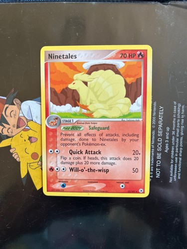 Ninetales 22/101 Hidden Legends Regular Rare Pokemon Card Near Mint Condition