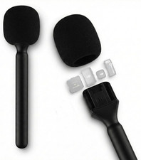 Wireless Microphone Handheld Adapter Stick - Interview Handle Mount for DJI Mic