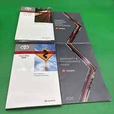 2026 Toyota Tacoma Owners Manual Multimedia With Free Shipping Included set