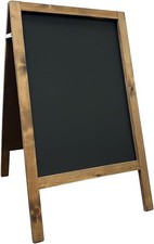 LARGE WOODEN A BOARD PAVEMENT SIGN MENU  - 100cm x 62cm - WEIGHT 10KG