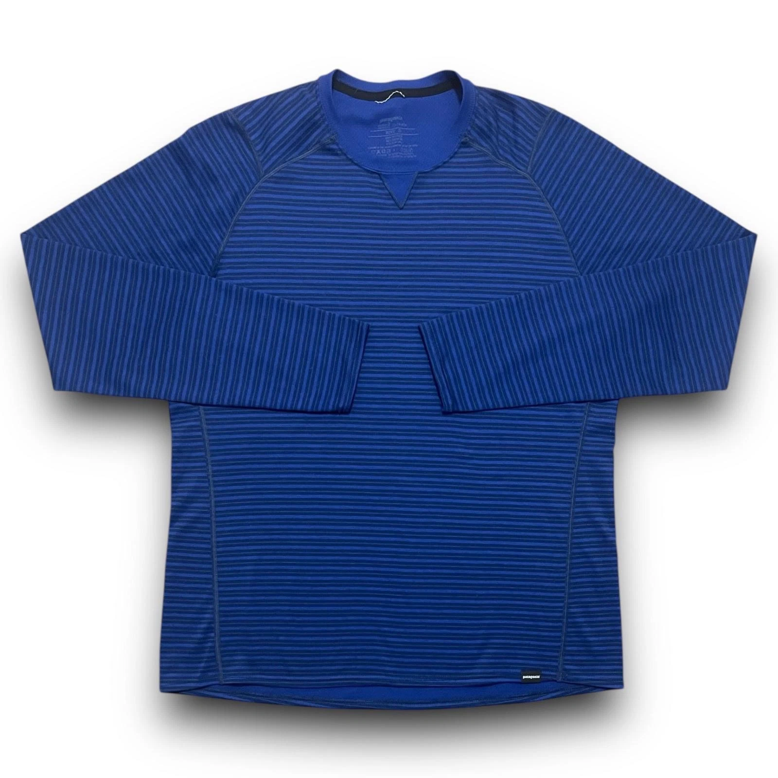 Patagonia Shirt Capilene 3 Polartec Long Sleeve Base Layer Blue Men Size Medium
