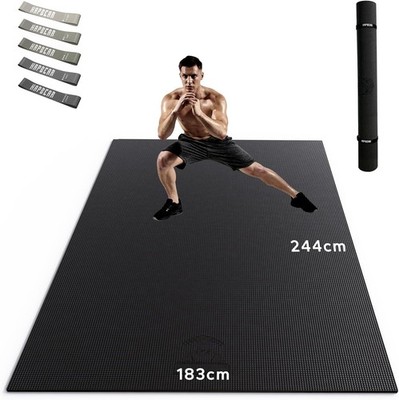 Yogamatte XXL- Extra Groß Breit Sportmatte Fitnessmatte Rutschfest 213cm x 15...