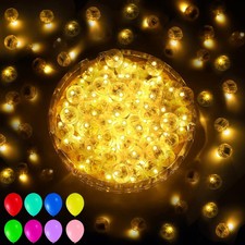 Luci A LED Per Palloncini (100 Pezzi) - Mini Luci Rosse, Impermeabili, Per Feste E Decorazioni