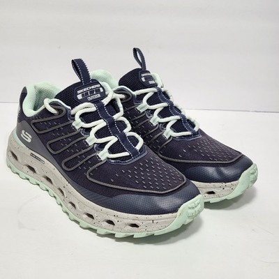 Skechers Glide Step Trail Outdoor Terrain Running Shoes Navy Blue Womens Size 8