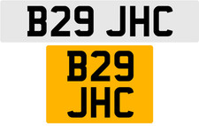 B29 JHC OLD STYLE 3X3 NUMBER PLATE JAM JAY JOD JOE JEN JAN JON JACK JIL JIM JAK