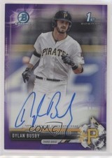 2017 Bowman Draft Chrome Pick Purple Refractor 58/250 Dylan Busby Auto 0s55