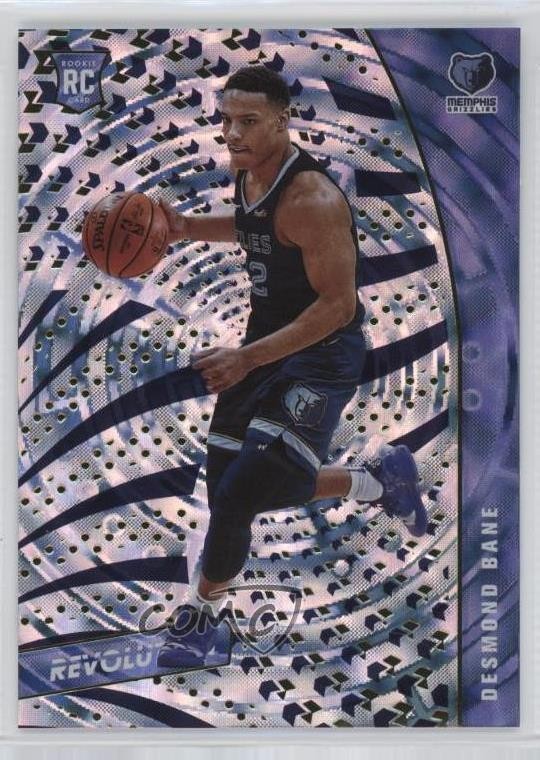 2020-21 Panini Revolution Rookies Fractal Desmond Bane #104 Rookie RC 05cd