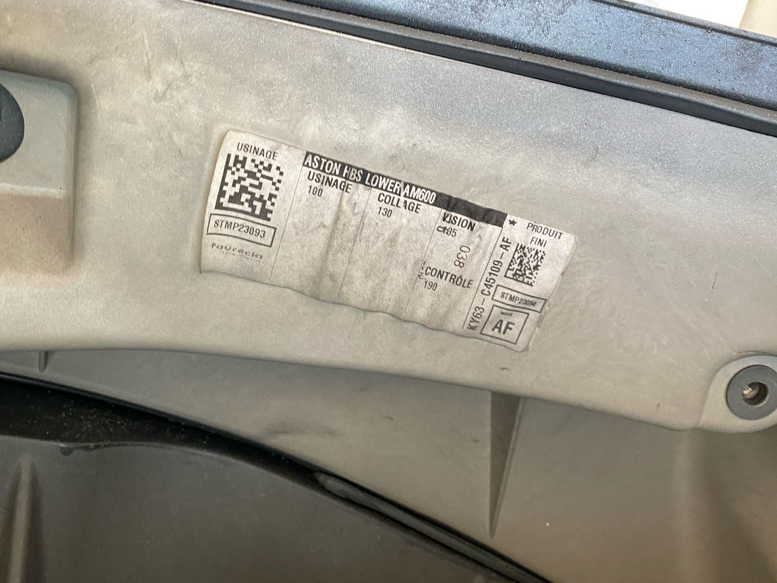 2019-2023 ASTON MARTIN VANTAGE COUPE REAR LEFT DRIVER SIDE QUARTER PANEL BODY
