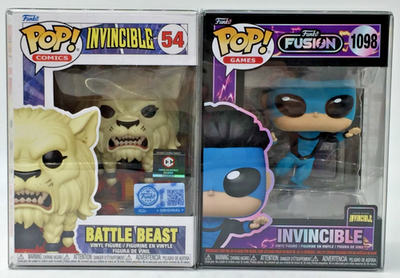 Funko Pop! Fusion Games Invincible #1098 Battle Beast #54 Chalice