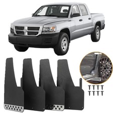 4pcs Mud Flaps Bendable Splash Mudguard Wreflector For Dodge Dakota Pickup 4pcs Mud Flaps Bendable Splash Mudguard Wreflector For Dodge Dakota Pickup