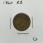 1860 U.S. Indian Head Penny Type Coin Round Bust