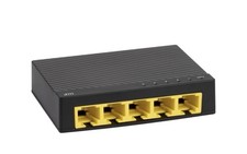 Monoprice 5-Port 10/100/1000Mbps Gigabit Ethernet Unmanaged Switch Network Hub