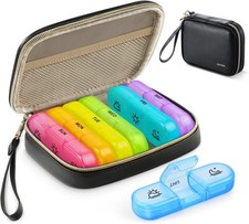 Weekly Pill Organizer 3X a Day, Detachable Pill Box 7 Day, Large 3 Times Dail...
