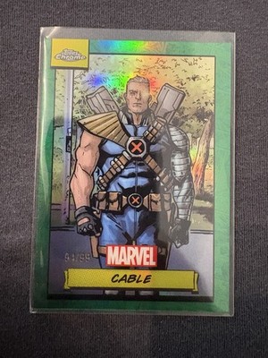 Topps Chrome Marvel 2024 Cable /99 Green