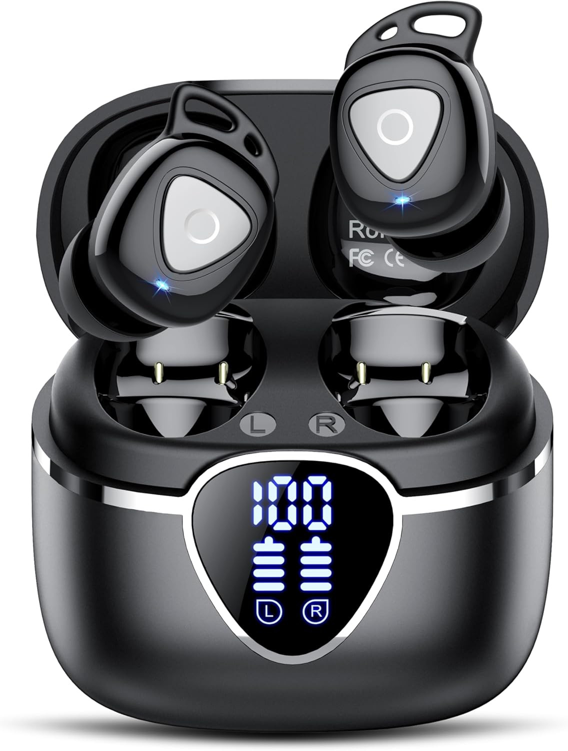 Cuffie Bluetooth, 2025 Auricolari Bluetooth 5.4 In Ear con 4 Mics ENC Cancellazi