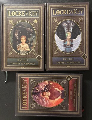 Locke and & Key Master Edition vol 1,2,3 oop Acceptable please read description
