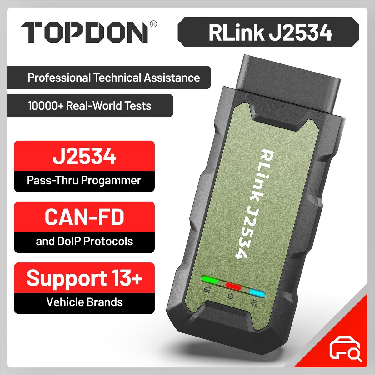 2026 TOPDON RLink J2534 Automotive Pass-Thru Programmer OEM
