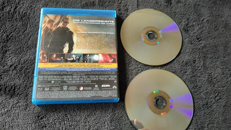 BLU RAY 3D Terminator Genisys 3D --Arnold Schwarzenegger-- - Bild 2 von 2