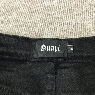 Guapi Shorts Mens 34 Distressed Ripped Denim Limited Edition