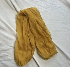 Yellow Chiffon Lightweight Solid Scarf for Women Fashion Accessory