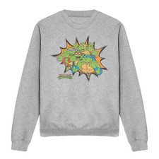 Teenage Mutant Ninja Turtles Funny Face Felpa Tartarughe Adulto Unisex (TV12836)