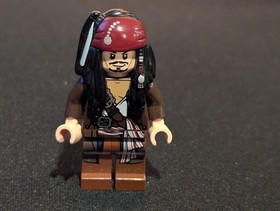 LEGO Pirates of the Caribbean Captain Jack Sparrow Minifigure-  both head pieces