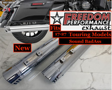 New 4 Freedom Performance 17-25 Touring Twin Slash Slip On Mufflers