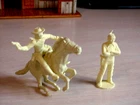 Marx 1950'S  Lone Ranger Ranch Playset Lone Ranger Tonto Hi Oh Silver Original