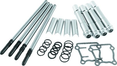 S & S Cycle Adjustable Pushrod Conversion Kit w/Covers 93-5095 HD Twin Cam 99-17