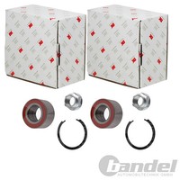 2X NK RADLAGER-SATZ Vorne Hinten Passend FÜR Alfa Romeo 145 146 GTV Spider Fiat