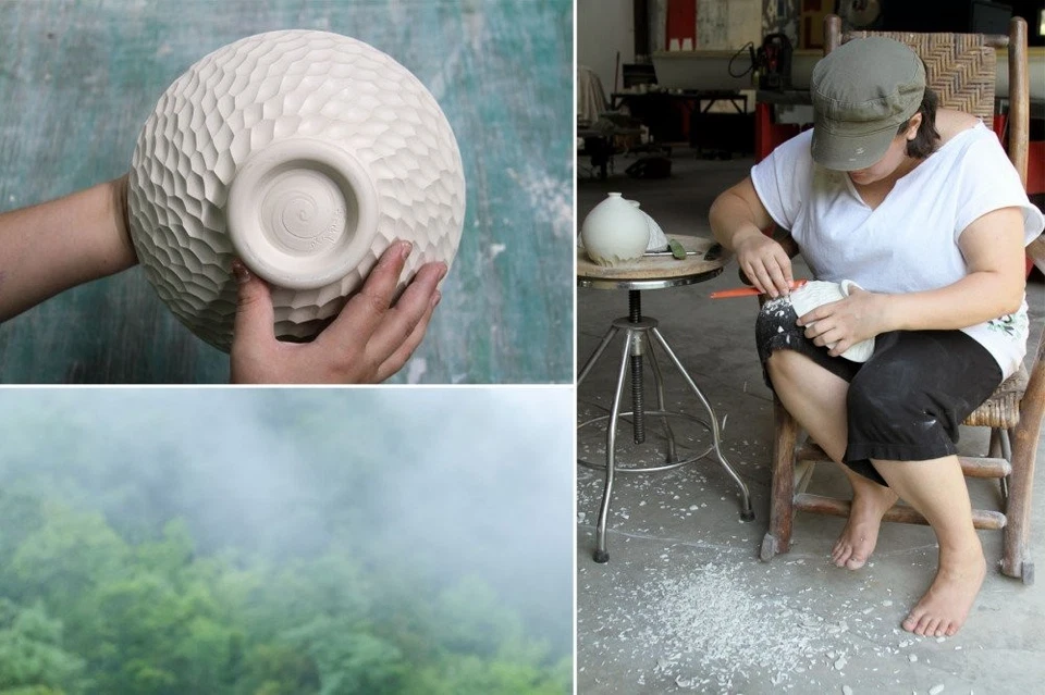 Herramienta de arrastre de cerámica y cerámica de doble extremo Foto 3 de 4