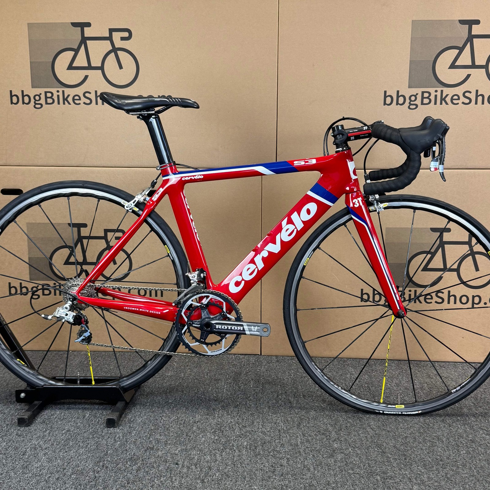 Used Cervelo S3, SRAM Red, Carbon Aero Road Bike-2010, 51cm