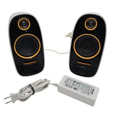 Philips SPA7210/17 Multimedia Computer Speaker System Complete Tested  Working