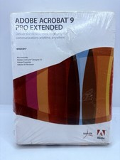 Adobe Acrobat 9 Pro Extended Windows Education with Original Box  Code - NEW