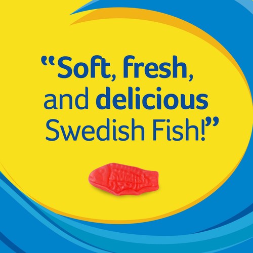 SWEDISH FISH Mini Soft & Chewy Candy, Family Size, Bulk Candy, 1.8 lb - Picture 10 of 13