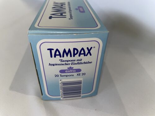 TAMPAX - Vintage Packung Tampons - Sammlerstück (nicht mehr verwendbar !) 80er - Bild 5 von 7