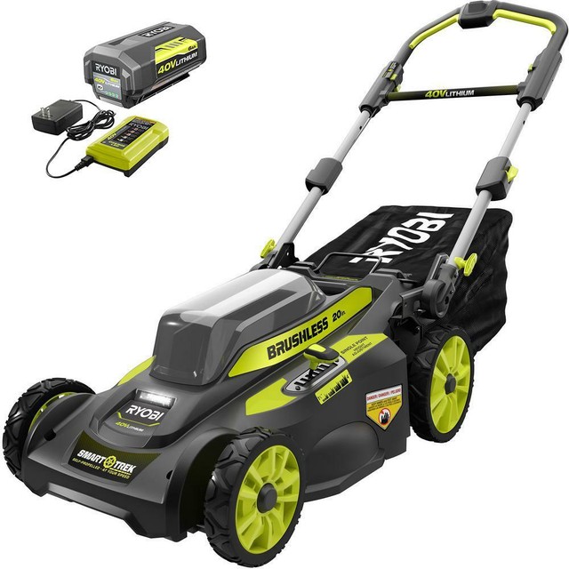 Ryobi Smart Trek 40V SelfPropelled Lawn Mower for sale online eBay