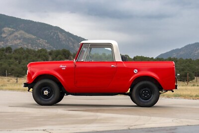 1964 International Scout red profile | 24x36 inch POSTER