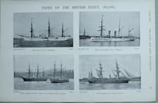 1897 PRINT HM IRON CORVETTE BACCHANTE OPAL FANTOME TEAZER MERCURY