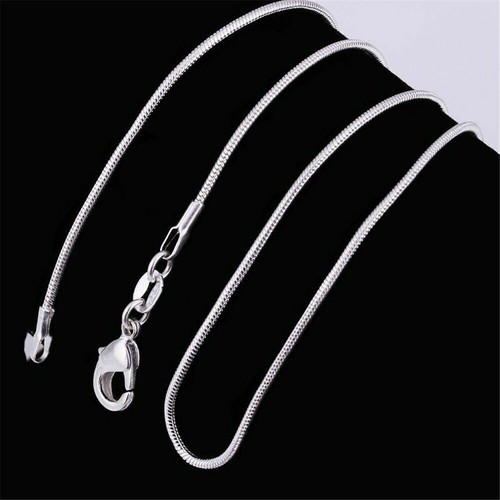 20 Inch Silver Snake Chain Necklace | eBay