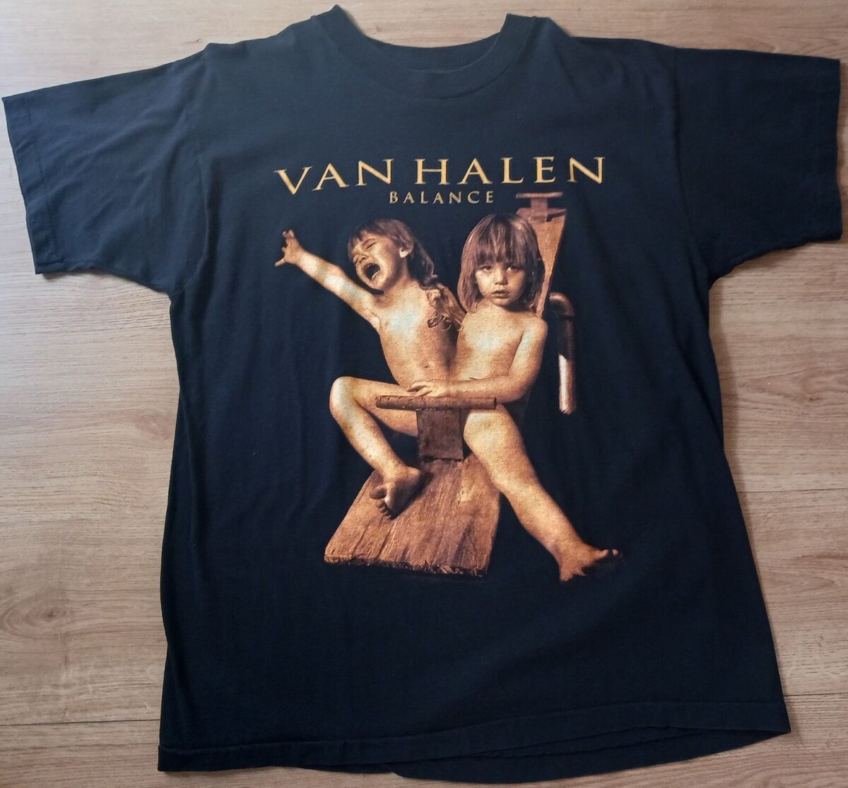 Van Halen Vintage T-Shirt Balance Tour Official Merch Size Van Halen Vintage T-Shirt Balance Tour Official Merch Size
