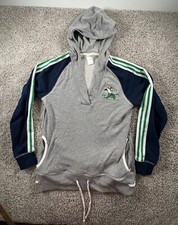 Adidas Notre Dame Fighting Irish Colosseum Hoodie Sweatshirt Women's Large Gray