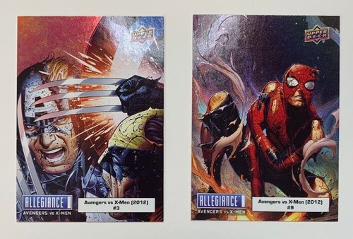 2023 UD Marvel Allegiance AVENGERS vs X-MEN Comic Covers Set (You pick) - Picture 1 of 1