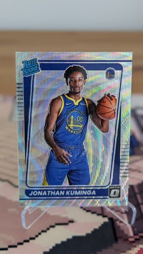 Jonathan Kuminga [Fanatics Silver Wave] #190 2021 Panini Donruss Optic card