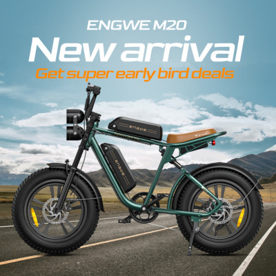 ENGWE M20 20 Zoll E-Mountainbike 250W Herren Trekking E-bike 26AH 48V 45km/h MTB