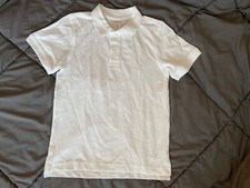 GYMBOREE Boys Uniform Polo Shirt Collared Size 7 NEW NWT White