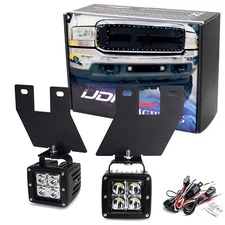 40W CREE LED Pods w/ Foglight Bracket, Wirings For Ford F250 F350 F450 Excursion