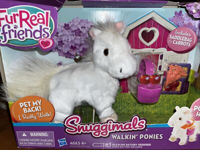FurReal Friends Snuggimals Walkin Ponies Crystal Storm Pet Toy Kids Gift New